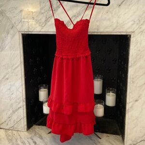 Red SheIn dress. Side small.